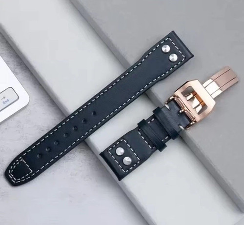 Genuine leather strap for iwc - genuine,