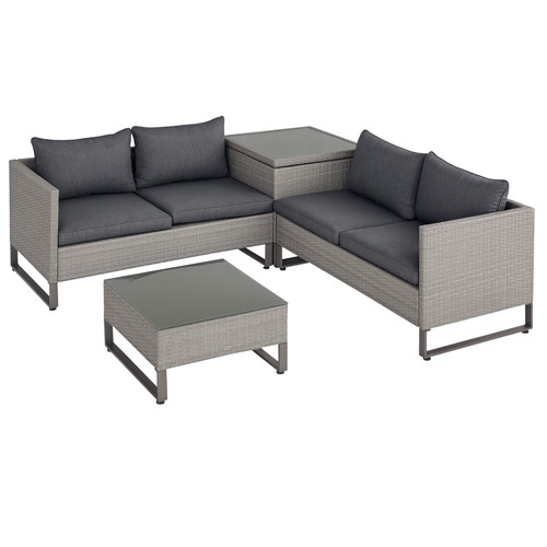 Outsunny pcs rattan wicker - outsunny,