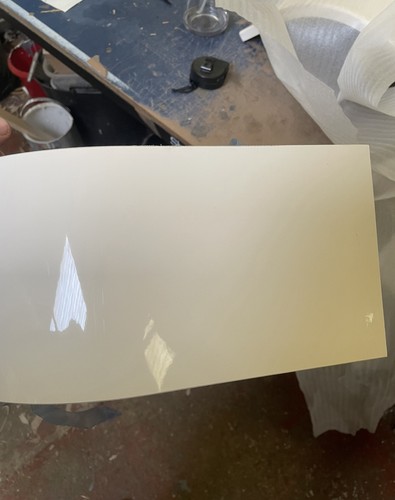 Cream gloss external curved - cream,