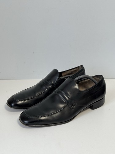 Barker black leather wingtip - black,