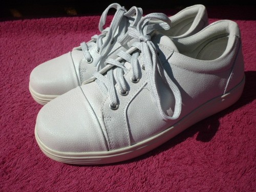 Cosyfeet ladies white leather - cosyfeet,
