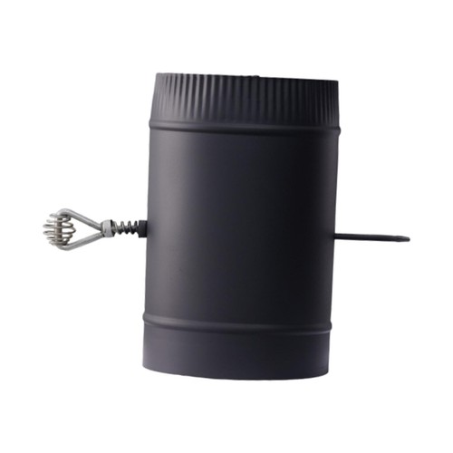 Stove pipe with damper - pipe,