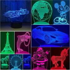 3D LED Illusion Night Light