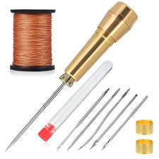 6 Different Sewing Awl Needle Handmade Leather Sewing Tools For Car Seat/Sofa