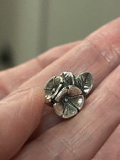 Authentic Trollbeads Sterling Silver Flower Meadow Bead Charm 