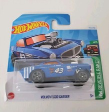Hot Wheels Volvo P1800 Gasser Diecast Toy Model Race Car 1:64 Blue '73 Unopened 