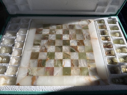 Vintage handmade marble green - vintage,