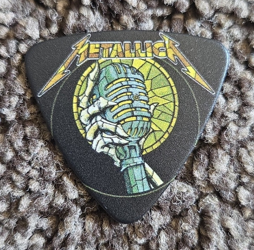 Metallica guitar pick plectrum - metallica,