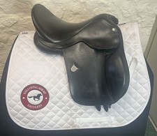 15” Bates All Purpose Saddle Black - Adjustable Gullet Currently Medium Wide