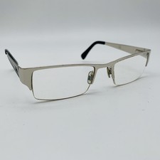 FCUK eyeglasses SILVER SQUARE glasses frame MOD: RUBBED AWAY
