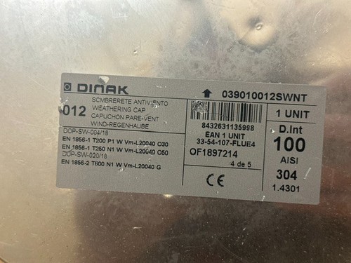 Reznor 100mm non balanced - non,