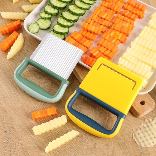 Crinkle cutter wavy vegetable - crinkle,