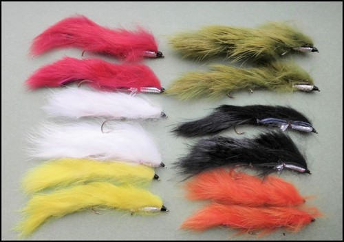 Snake fishing flies mixed - snake, 12