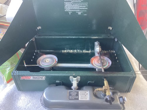 Coleman 424 dual fuel camping - coleman,