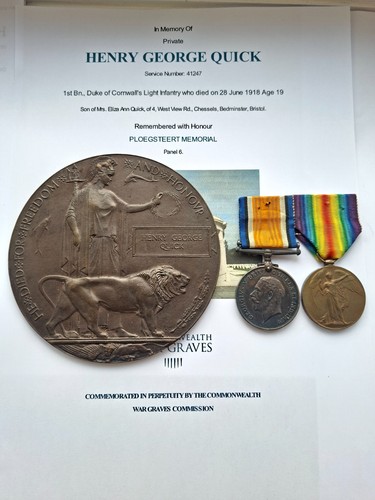 Wwi death plaque medal - wwi, &