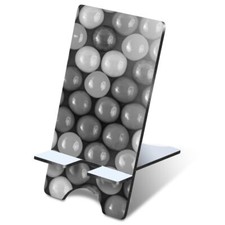1x 3mm MDF Phone Stand BW - Colorful Gumball Sweets ​ #36072