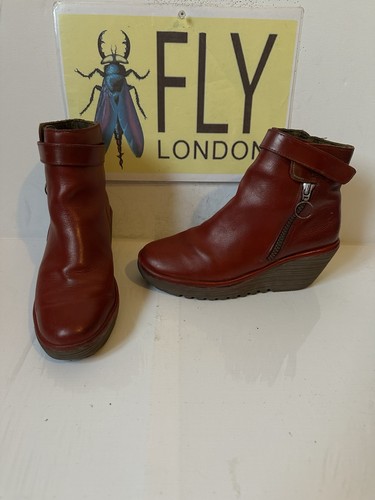 Fly london leather boots - fly,