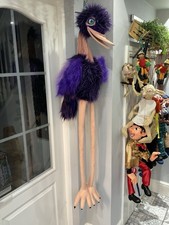 Very Large 48” Purple Emu Hand Puppet By The Puppet Company With Sqauke VGC