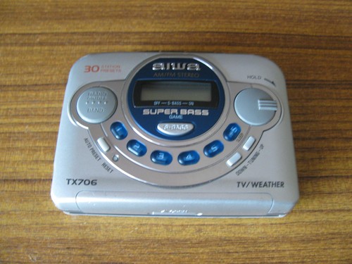 Aiwa tx706 fm radio - hs-tx706, am/fm
