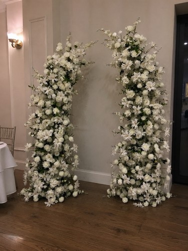 Luxury white floral - luxury,