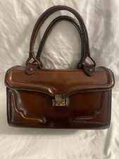 Vintage leather handbag purse Dama Of Spain Midwife Doctor physician bag