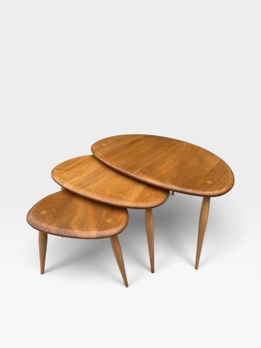 Ercol pebble nest - ercol, tables