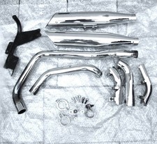 Vance Hines Yamaha Xv750 Xv1100 Virago Full Exhaust muffler