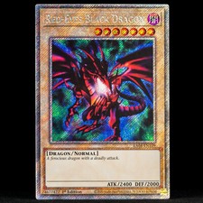 Red-Eyes Black Dragon RA04-EN109 Platinum Secret Holo Rare Yu-Gi-Oh Card Alt Art