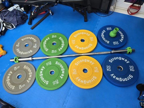 Strongway rubber bumper weight - strongway,