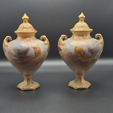 PAIR OF S F & CO, CROWN DEVON