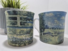 The Leonardo Collection UK Beautiful Mugs Nature Print X 2 Bone China Tea Coffee