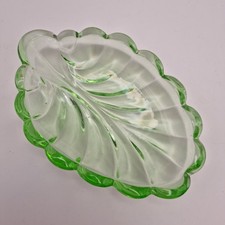 Vintage Bagley Art Deco Green