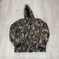 Kangol Camouflage Puffer Jacket Size XL