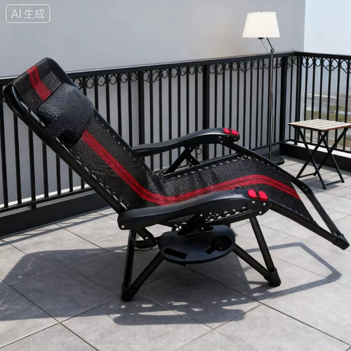 Reclining sun lounger - reclining, outdoor