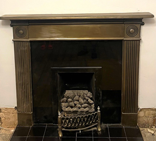 Reclaimed cast iron fireplace - reclaimed,