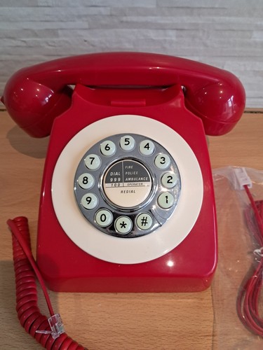 Vintage rotary dial telephone - vintage,