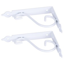  2 Pcs Triangular Corner Bracket Shelf Brackets Wall Mounted Triangle