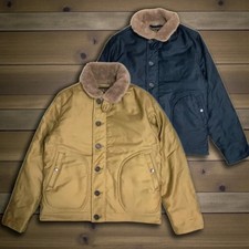 IRON HEART IHM-35 Whipcord N-1 Type Deck Jacket Khaki Navy S-XXL size JAPAN NEW
