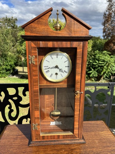 Wall clock flame - wall, veneers