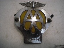 Vintage AA Badge Automobile