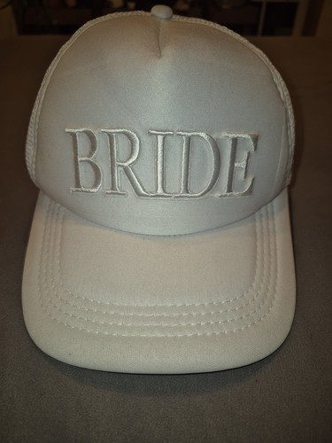 Bride woman white trucker - bride,