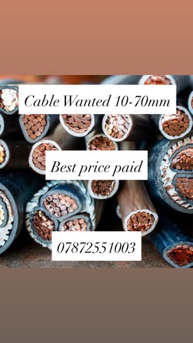 Scrap copper cable wanted swa - cable,