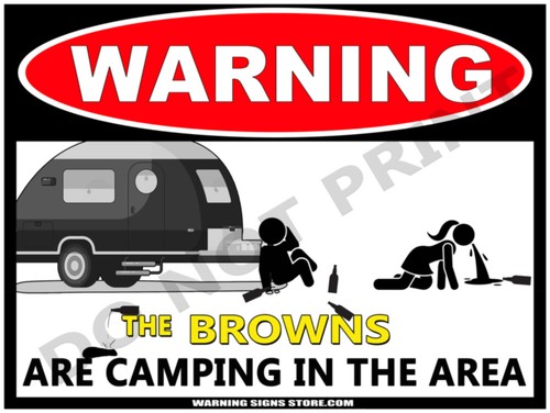 Personalized camping sign - sign,