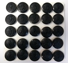 Genuine British Army The Royal Irish Rangers Black Subdued Buttons 30L x25 NEW