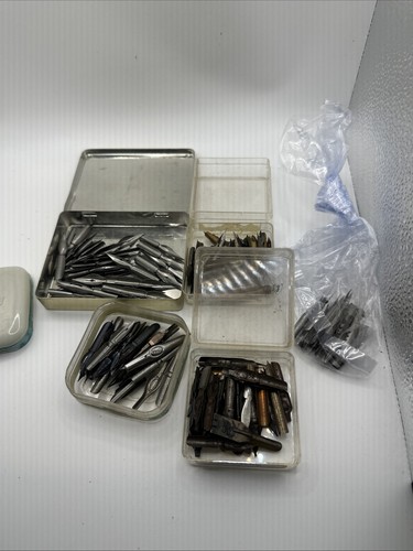 Lot various dip pen nibs - lot,