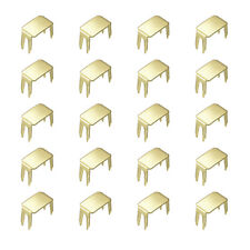 20Pcs Zipper Stoppers, #5 Top