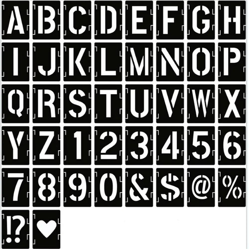 5inch letter stencils - 2/3/4/5inch,