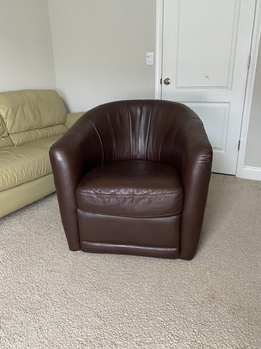 Natuzzi genuine leather club - genuine,