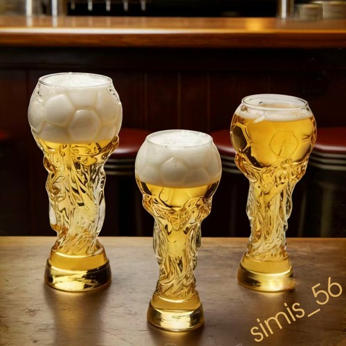 Football trophy beer glass cup - football,