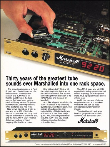 1992 marshall jmp midi - marshall, jmp-1